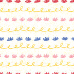 Abstract Cookie Pattern Doodle in White & Pink Coffee Mug Gallery Image 2