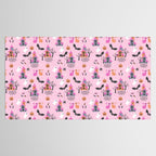 Pink Halloween pastel spooky party Tablecloth Gallery Image 2