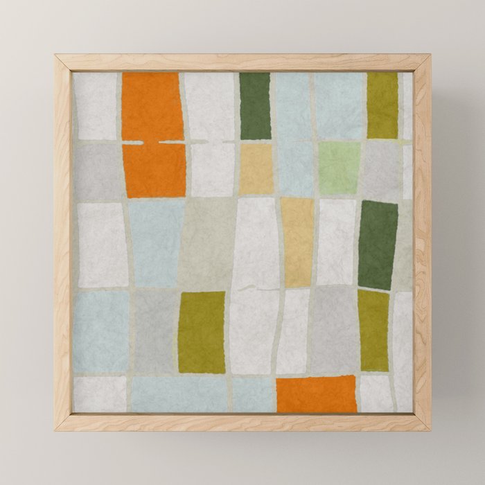 Annecy Geometric Mini Art Print Gallery Image 1