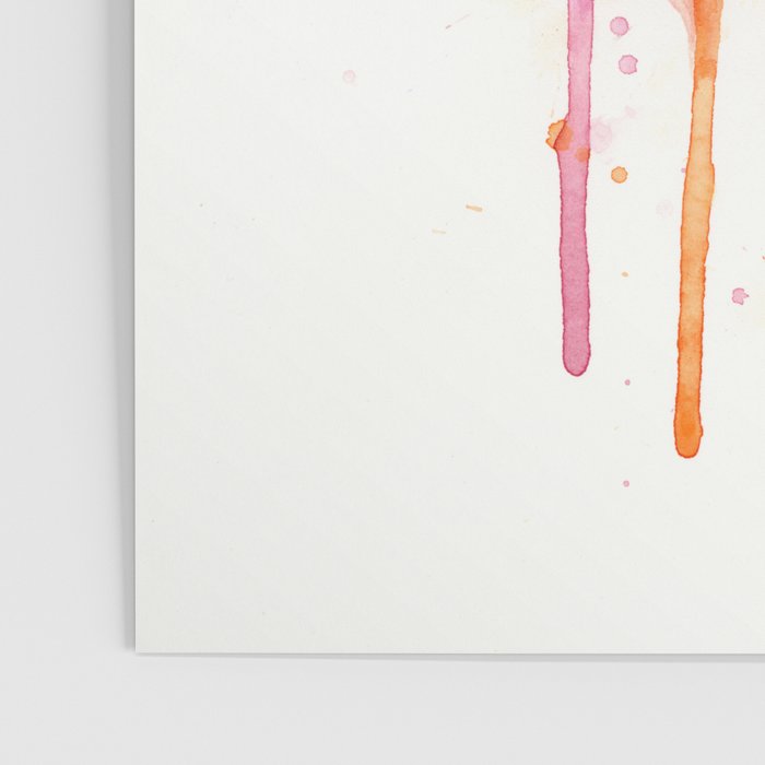 Hummingbird Rainbow Watercolor Poster Gallery Image 3