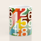 Retro Numbers Coffee Mug Gallery Image 4