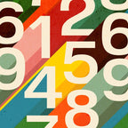 Retro Numbers Coffee Mug Gallery Image 2