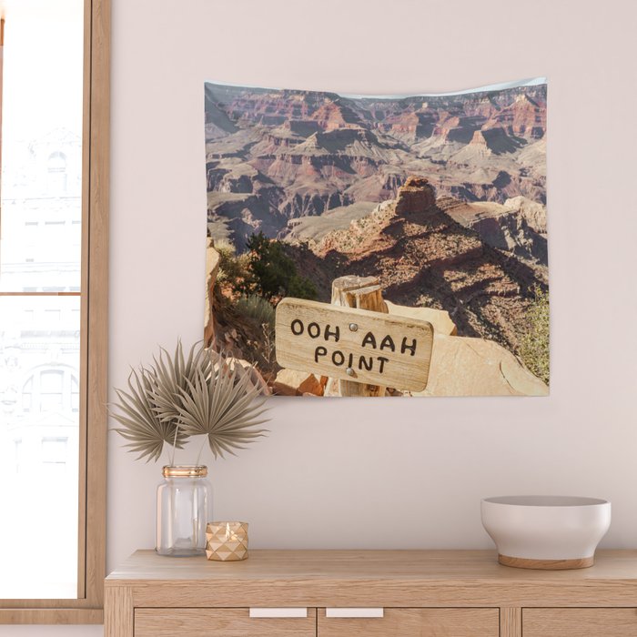 Viewpoint Grand Canyon National Park Arizona Photo | Nature Landscape Print | USA Travel Photography Wall Tapestry Gallery Image 2