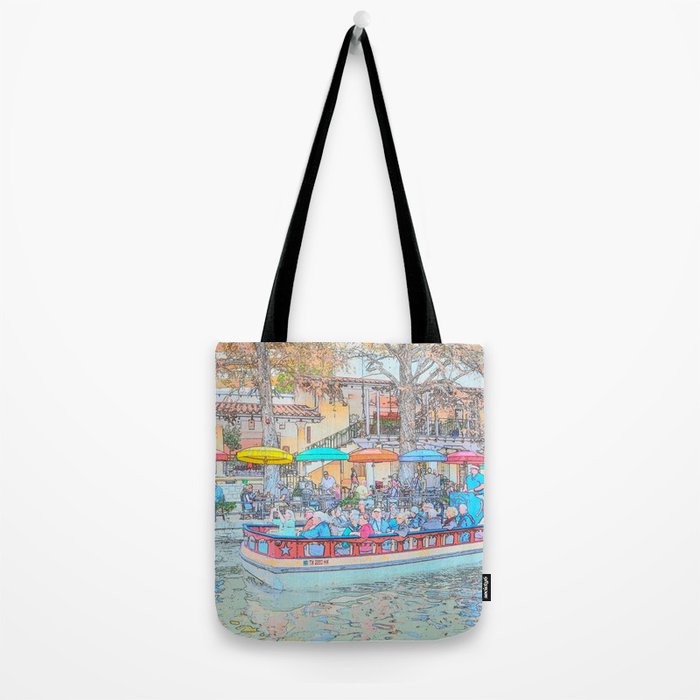 Ride Down The River - San Antonio, Texas Tote Bag Gallery Image 2