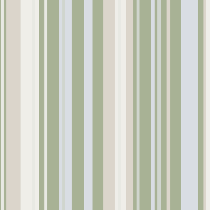 Sage Stripes - Vertical Striped Pattern in Sage Green, Almond Beige, Pale Gray, and Cream Coffee Mug Gallery Image 2
