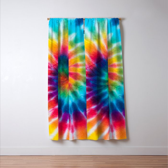 Tie Dye 2 Window Curtain Gallery Image 3