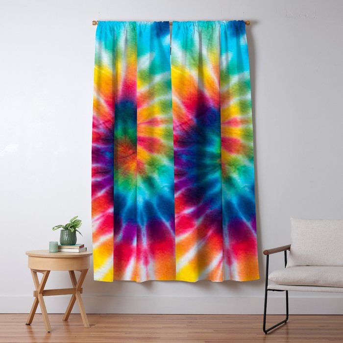 Tie Dye 2 Window Curtain Gallery Image 5
