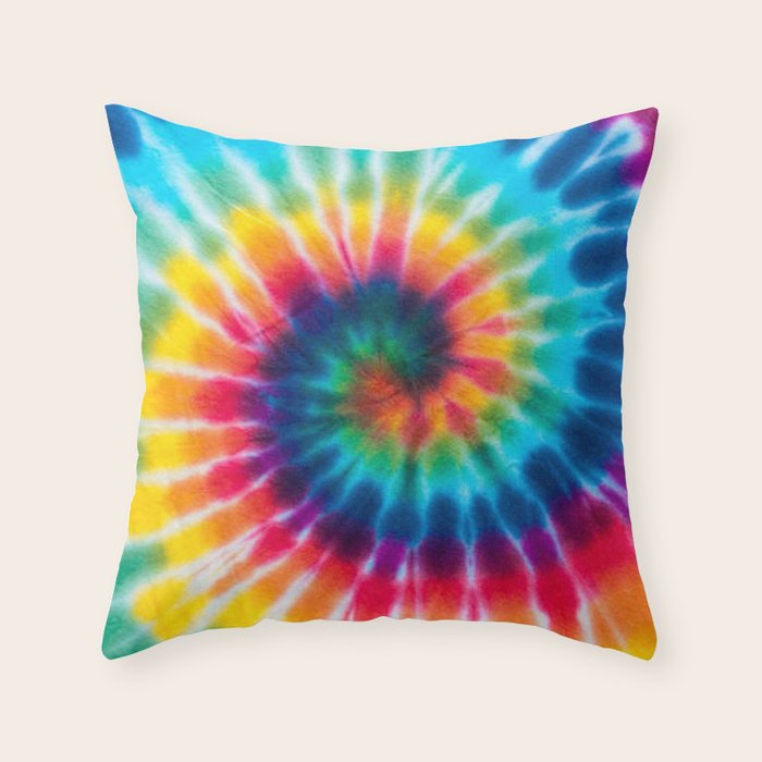 Tie Dye 2 Throw Pillow Gallery Image 1