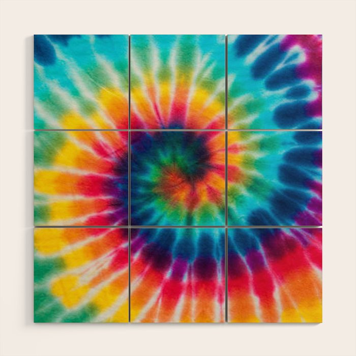 Tie Dye 2 Wood Wall Art Gallery Image 1