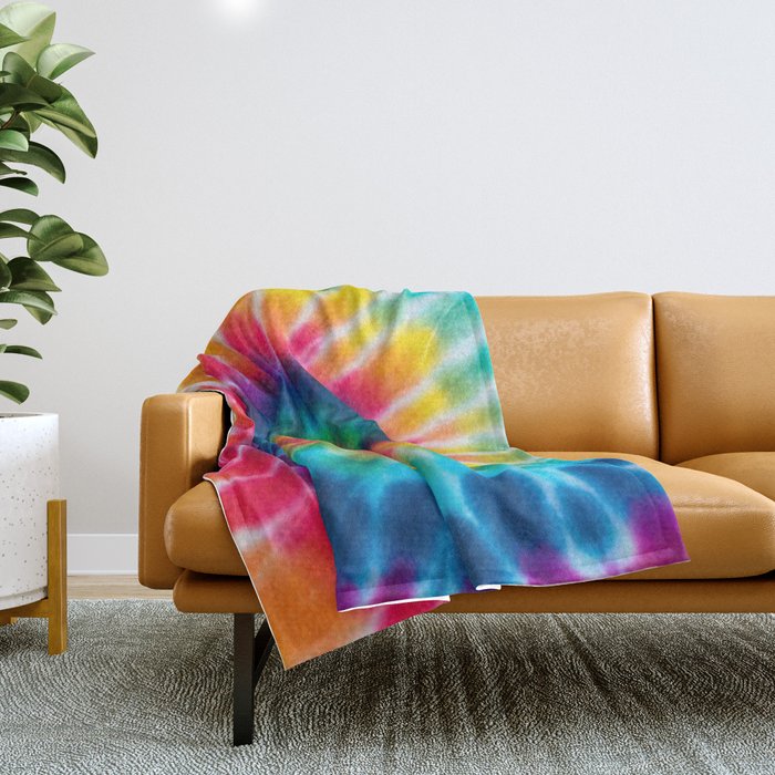 Tie Dye 2 Throw Blanket Gallery Image 1