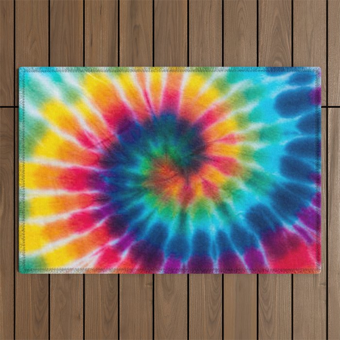 Tie Dye 2 Outdoor Rug Gallery Image 1