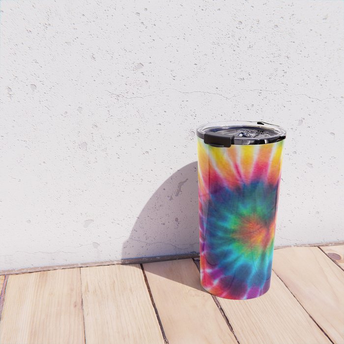 Tie Dye 2 Travel Mug Gallery Image 4