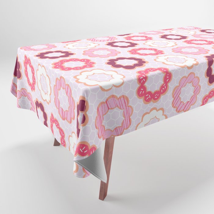 Mochi Donuts Pattern Tablecloth Gallery Image 1