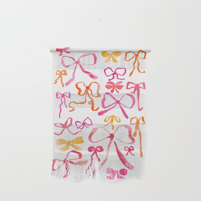 Watercolor Ribbon Bows Wall Hanging Gallery Image 1