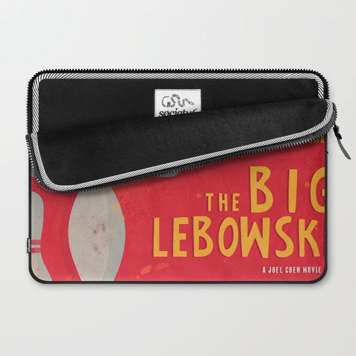 The Big Lebowski - Movie Poster, Coen brothers film, Jeff Bridges, John Turturro, bowling Laptop Sleeve Gallery Image 2