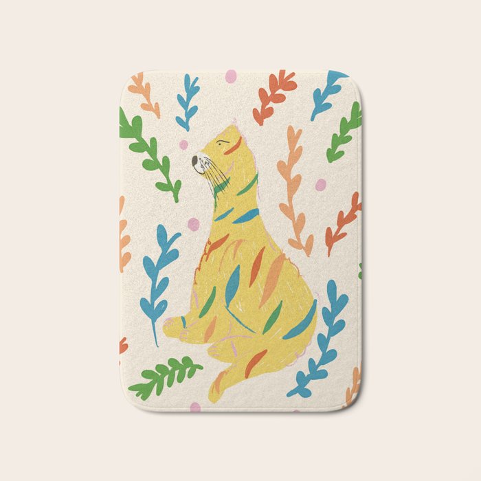 Wild Tiger Bath Mat Gallery Image 1