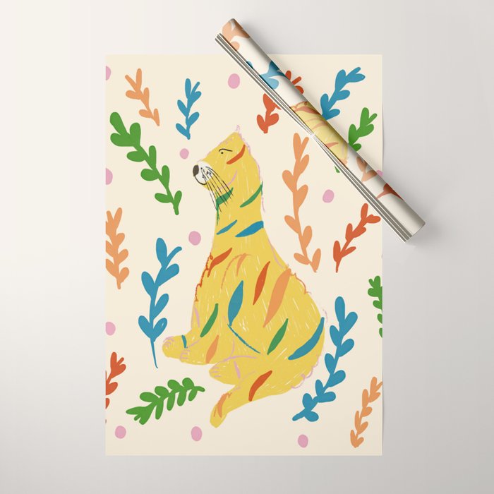 Wild Tiger Wrapping Paper Gallery Image 1