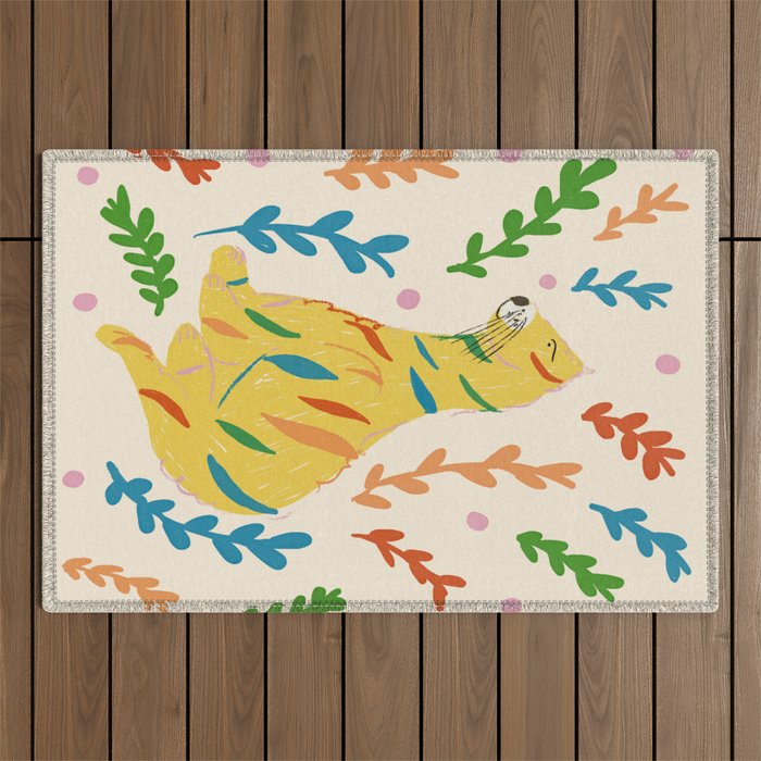 Wild Tiger Outdoor Rug Gallery Image 1