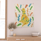 Wild Tiger Wall Tapestry Gallery Image 2