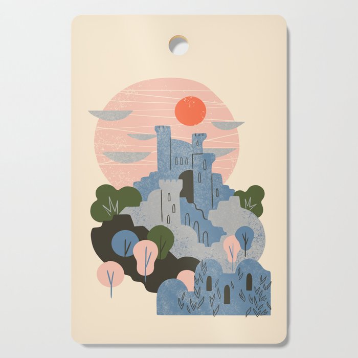 Blue Castle Cutting Board Gallery Image 1