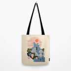 Blue Castle Tote Bag Gallery Image 2
