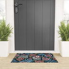 Artistic Floral Fantasy Welcome Mat Gallery Image 3