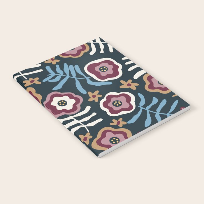 Artistic Floral Fantasy Notebook Gallery Image 1