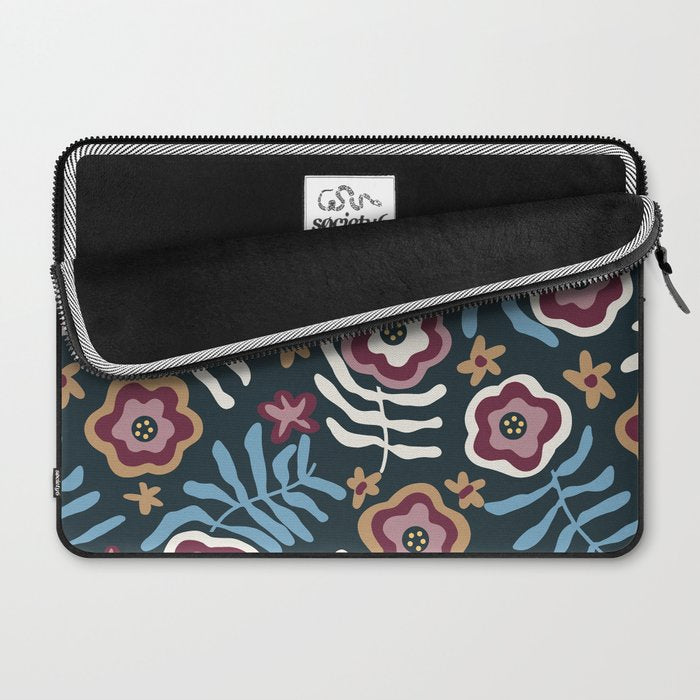 Artistic Floral Fantasy Laptop Sleeve Gallery Image 2