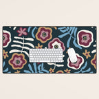 Artistic Floral Fantasy Desk Mat Gallery Image 1