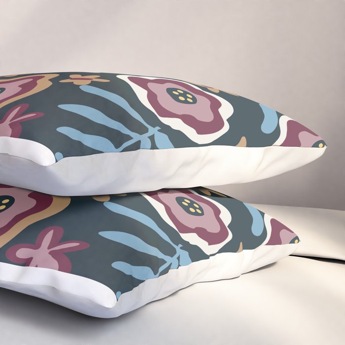 Artistic Floral Fantasy Pillow Sham Gallery Image 3