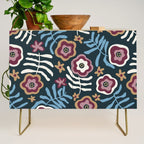 Artistic Floral Fantasy Credenza Gallery Image 1