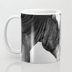 Horses - Black & White 4 Coffee Mug Gallery Image 3