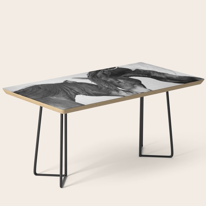Horses - Black & White 4 Coffee Table Gallery Image 1