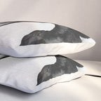 Horses - Black & White 4 Pillow Sham Gallery Image 3