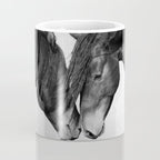 Horses - Black & White 4 Coffee Mug Gallery Image 4