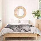 Horses - Black & White 4 Duvet Cover Gallery Image 3