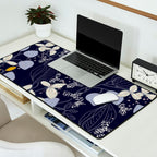 Floral elegance dark summer night Desk Mat Gallery Image 2