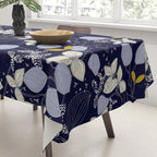 Floral elegance dark summer night Tablecloth Gallery Image 3