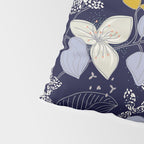 Floral elegance dark summer night Pillow Sham Gallery Image 4