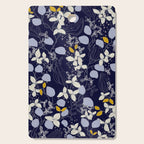 Floral elegance dark summer night Cutting Board Gallery Image 1