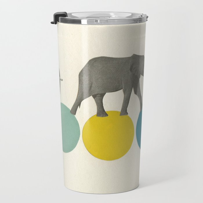 Travelling Elephants Travel Mug Gallery Image 3