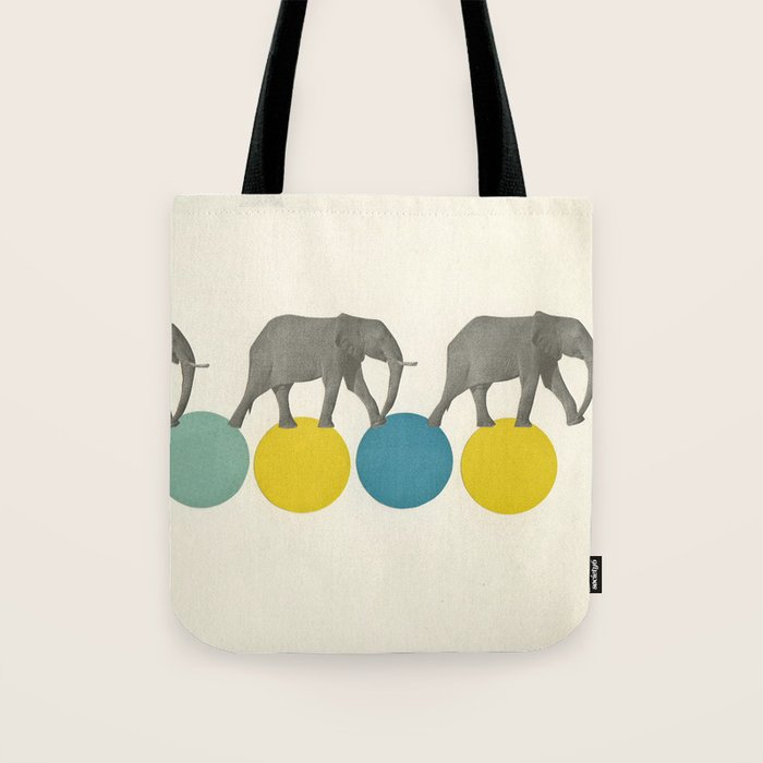 Travelling Elephants Tote Bag Gallery Image 1