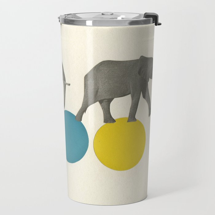 Travelling Elephants Travel Mug Gallery Image 2