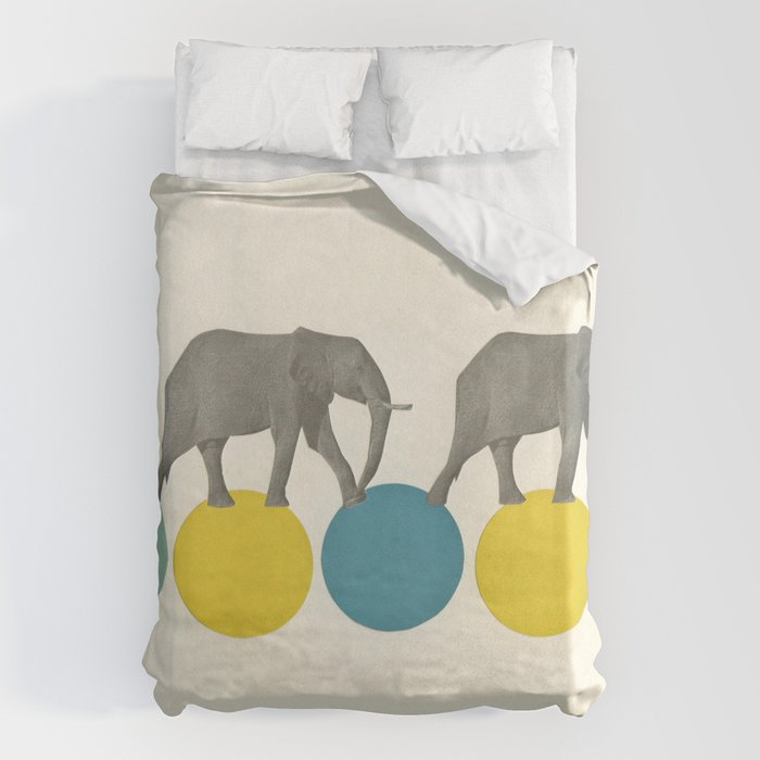 Travelling Elephants Duvet Cover Gallery Image 1