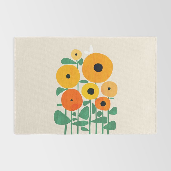 Sunflower and Bee Rug Gallery Image 2