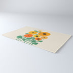 Sunflower and Bee Rug Gallery Image 3