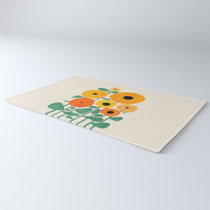 Sunflower and Bee Rug Gallery Image 3