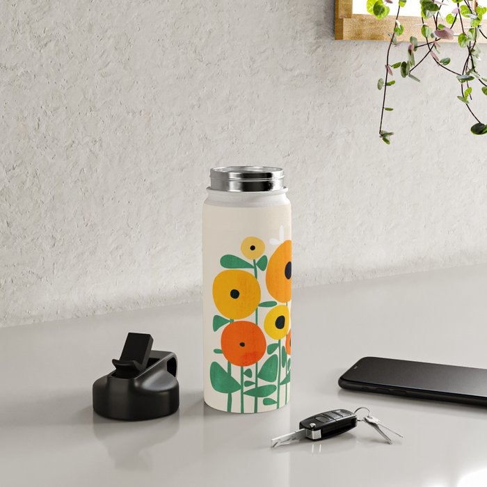 Sunflower and Bee Water Bottle Gallery Image 5