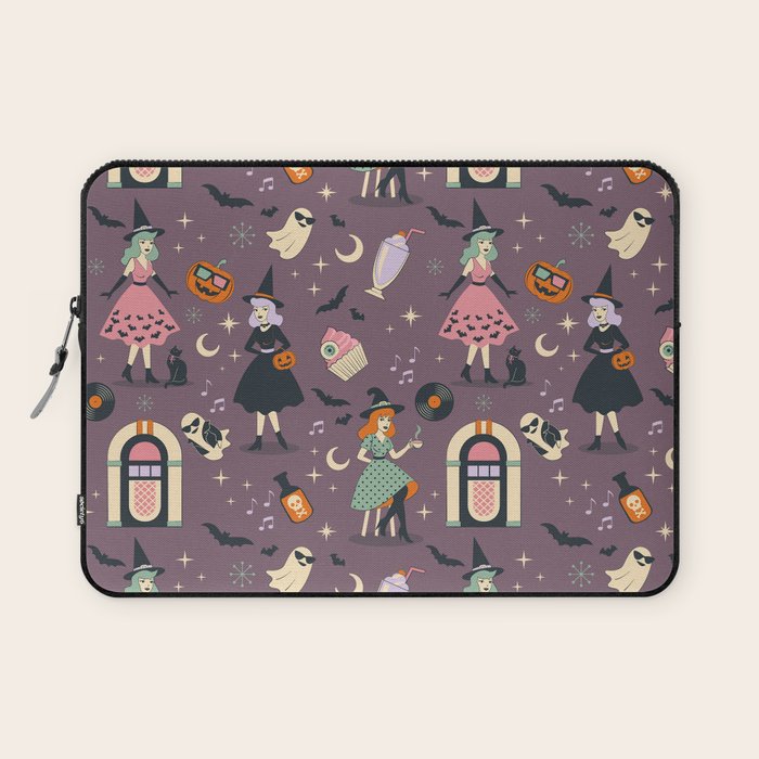 50s Witch Vibes Laptop Sleeve Gallery Image 1
