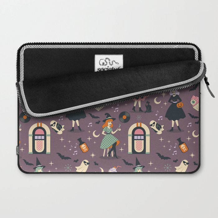 50s Witch Vibes Laptop Sleeve Gallery Image 2